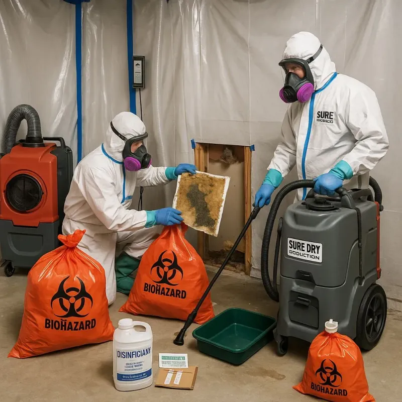 Contaminated Water Handling Protocols process in South Uniontown, PA