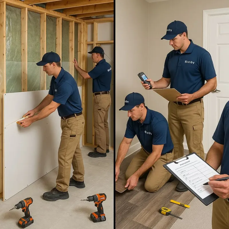 Repairs and Reconstruction process in South Uniontown, PA