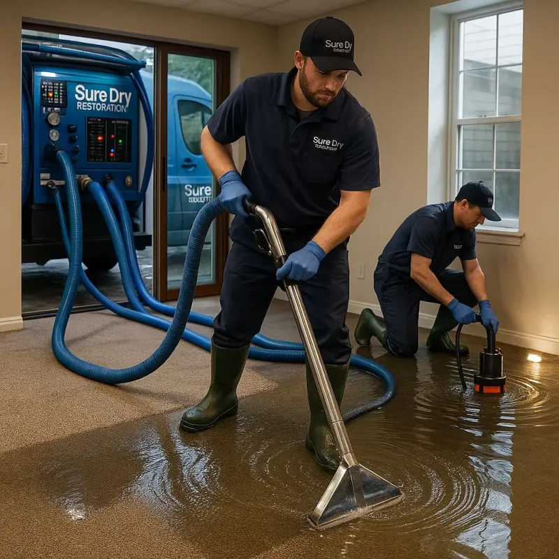 Water Extraction and Removal process in South Uniontown, PA